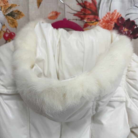 Rare Bebe Y2K rabbit fur jacket size medium - Picture 9 of 11